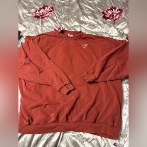 Gymshark Women's Brick Red Crewneck Sweater